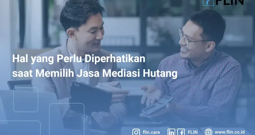 Tim mediasi dan klien untuk menghitung informasi keuangan