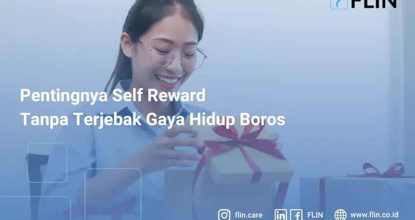 Ilustrasi orang melakukan self reward